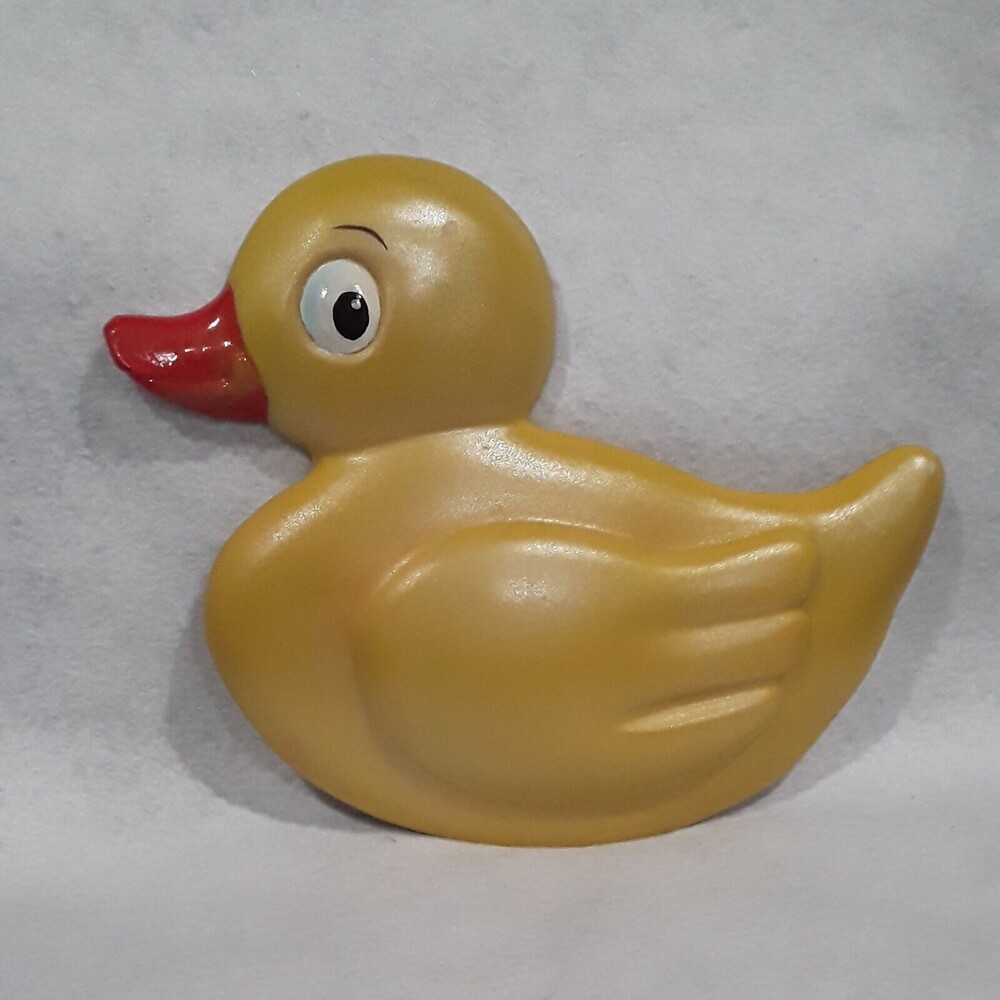 Vintage Yellow Duck Ceramic Bathroom Wall Hanging